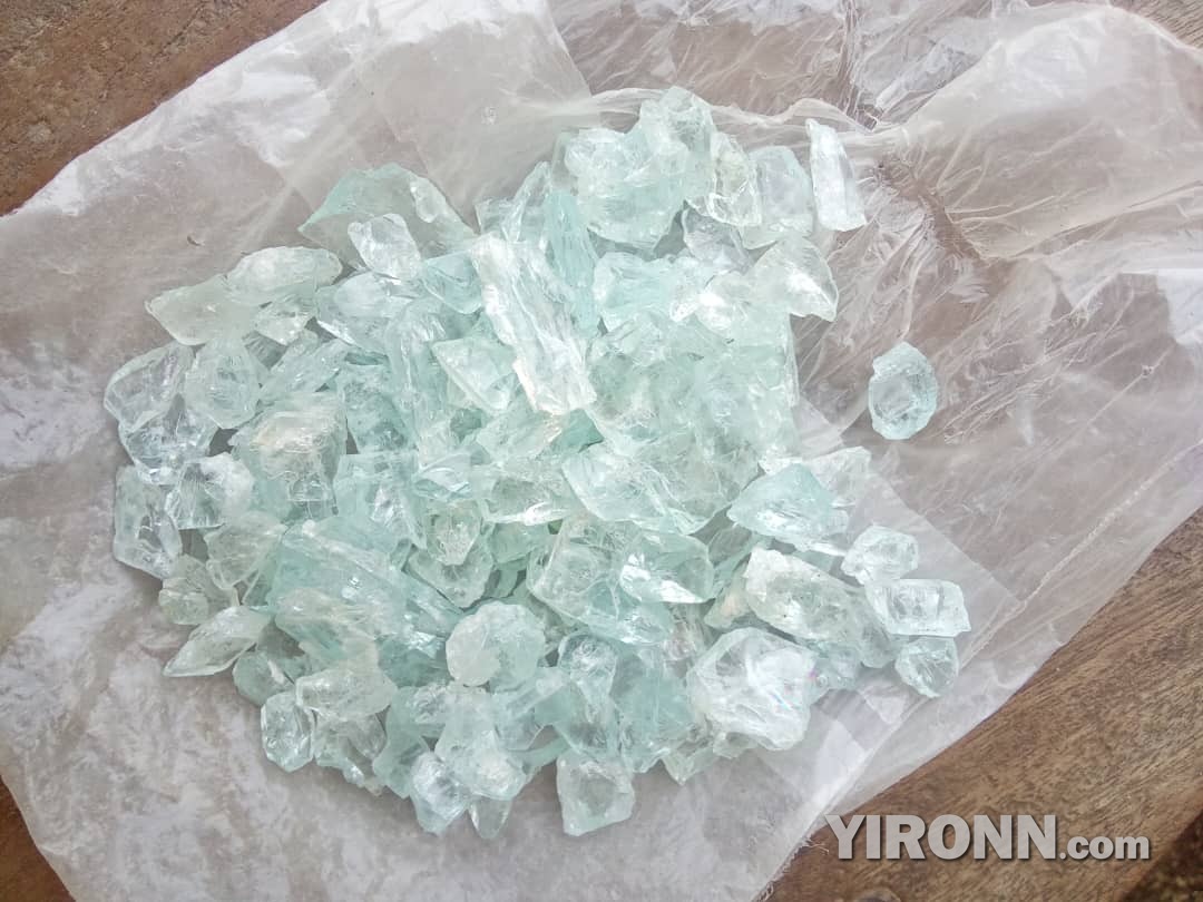 天然白水晶原石 颗粒(带绿调) · 尼日利亚|NGS03-CQC
